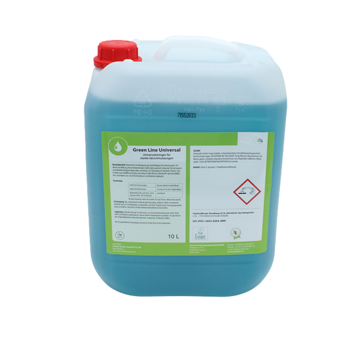 Jordn Green Line Universal ECOLABEL 10 L