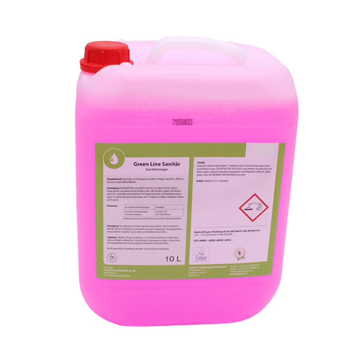 Jordn Green Line Sanitär ECOOLABEL 10 L